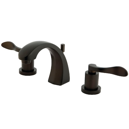 Kingston Brass KS4985DFL 8" Widespread Bathroom Faucet, Oil Rubbed Bronze KS4985DFL